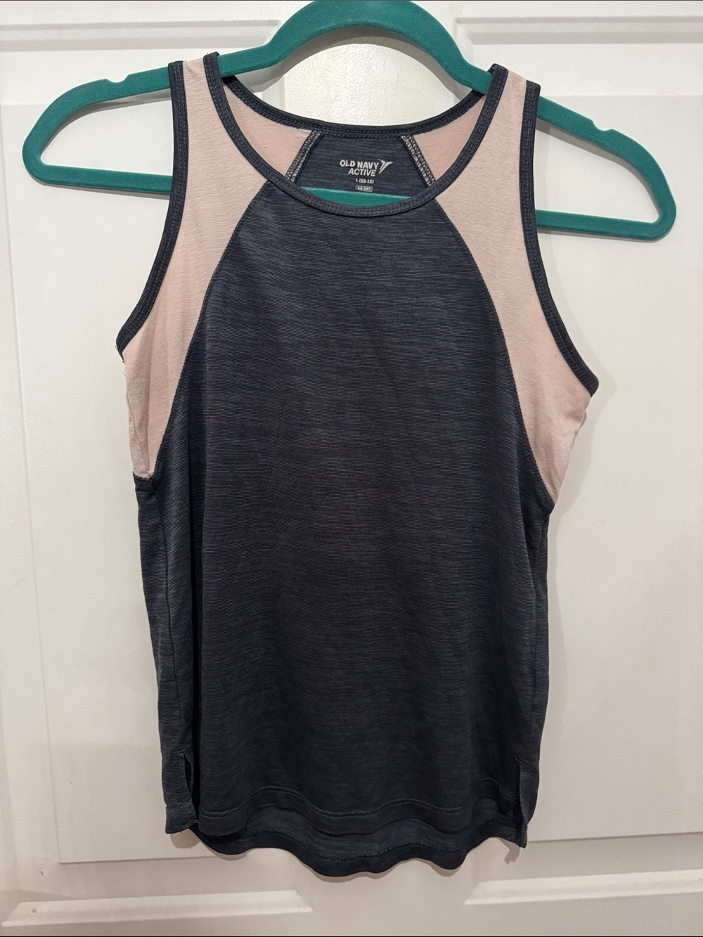 Old Navy Women's Performance Tank - Charcoal & Blush